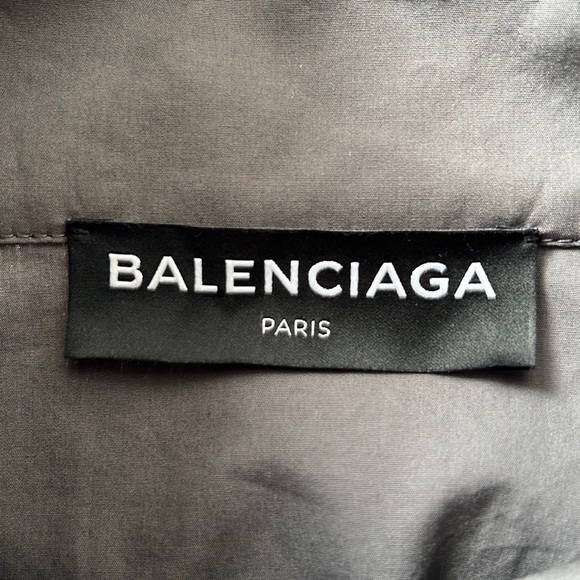 BALENCIAGA Colorblocked Cotton Oversized Track Jacket - Picture 12 of 16